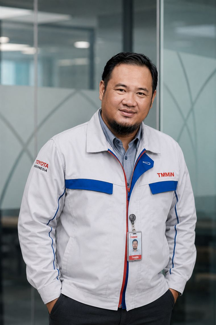 Jaket seragam Toyota TMMIN